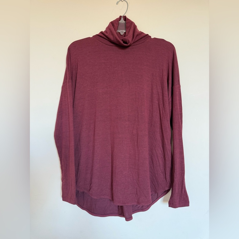 NWT Loft Lou & Grey Soft Modal Red Turtleneck Medium